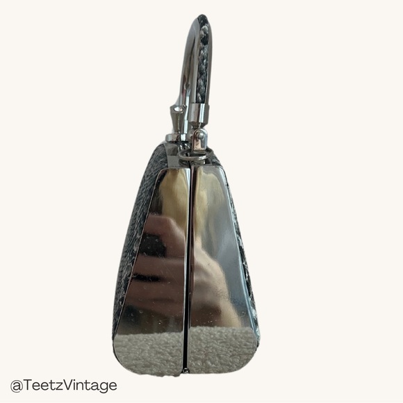 RETRO VINTAGE FAUX SNAKESKIN MINI PURSE - Picture 5 of 8